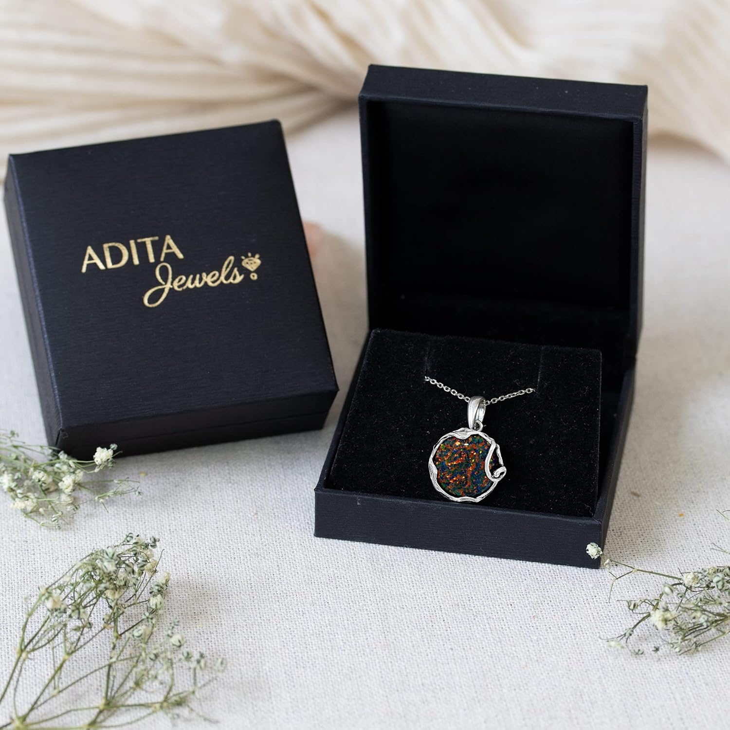 Gemstone Necklaces for Women Silver - Birthstone Necklace - Gothic Necklace Silver Jewelry for Women - Gemstone Jewelry Silver Necklaces for Women - Everyday Necklaces for Women - Image 6