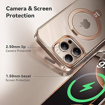 CASEKOO iPhone 16 Pro 用 ケース MagSafe ゴールド Amazon.co.jp: 【2025最高傑作&定点360度回転】CASEKOO iPhone