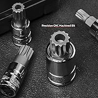 Vista 5 de EPAuto Juego de 10 piezas XZN triple cuadrado de brocas