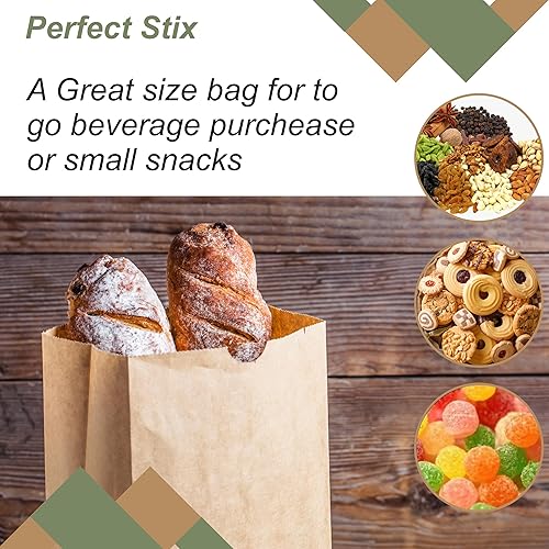 Miniatura 4 de Perfect Stix Bolsas de papel, color marrón, Bolsas marrones