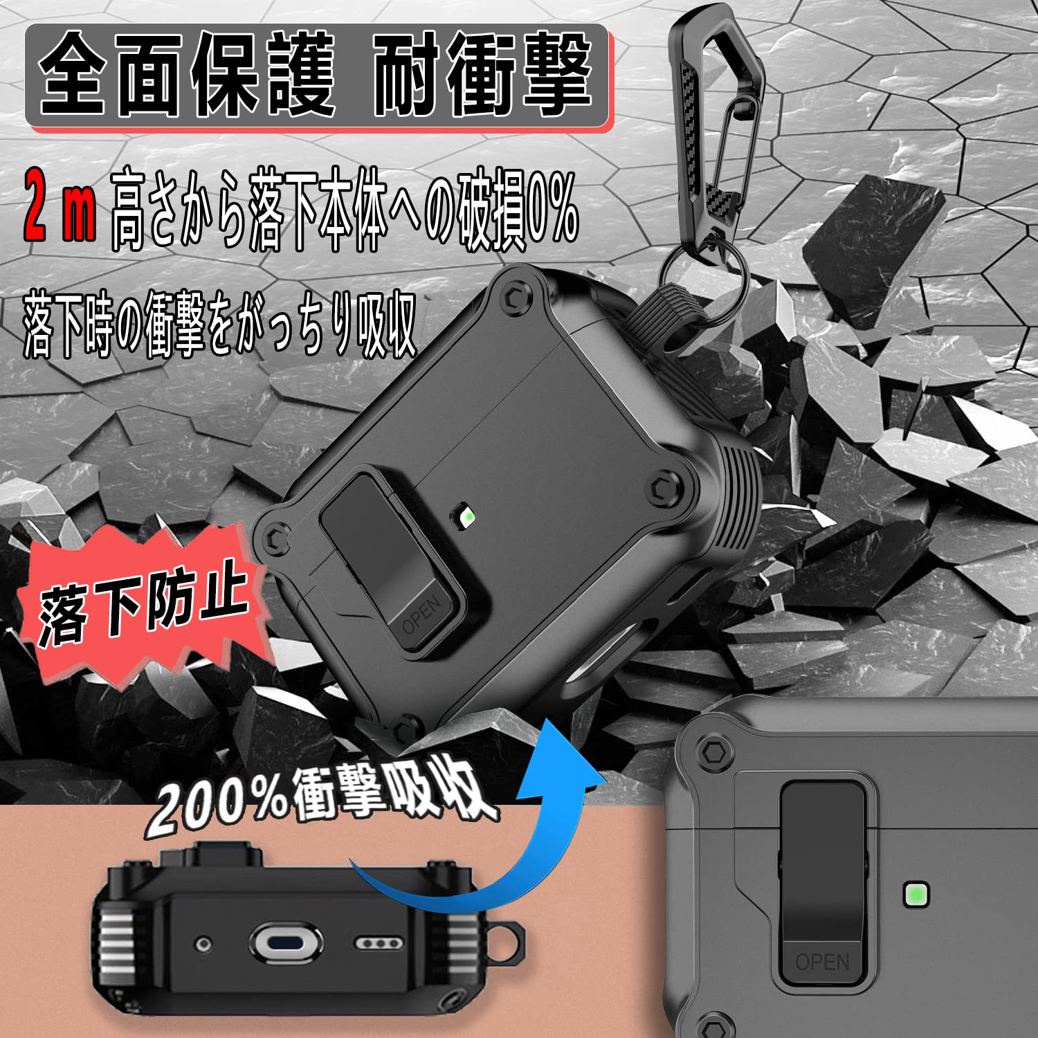 Amazon | OJBSEN Airpods 第4世代 ケース AirPods4 ケース 2024 (USB-C
