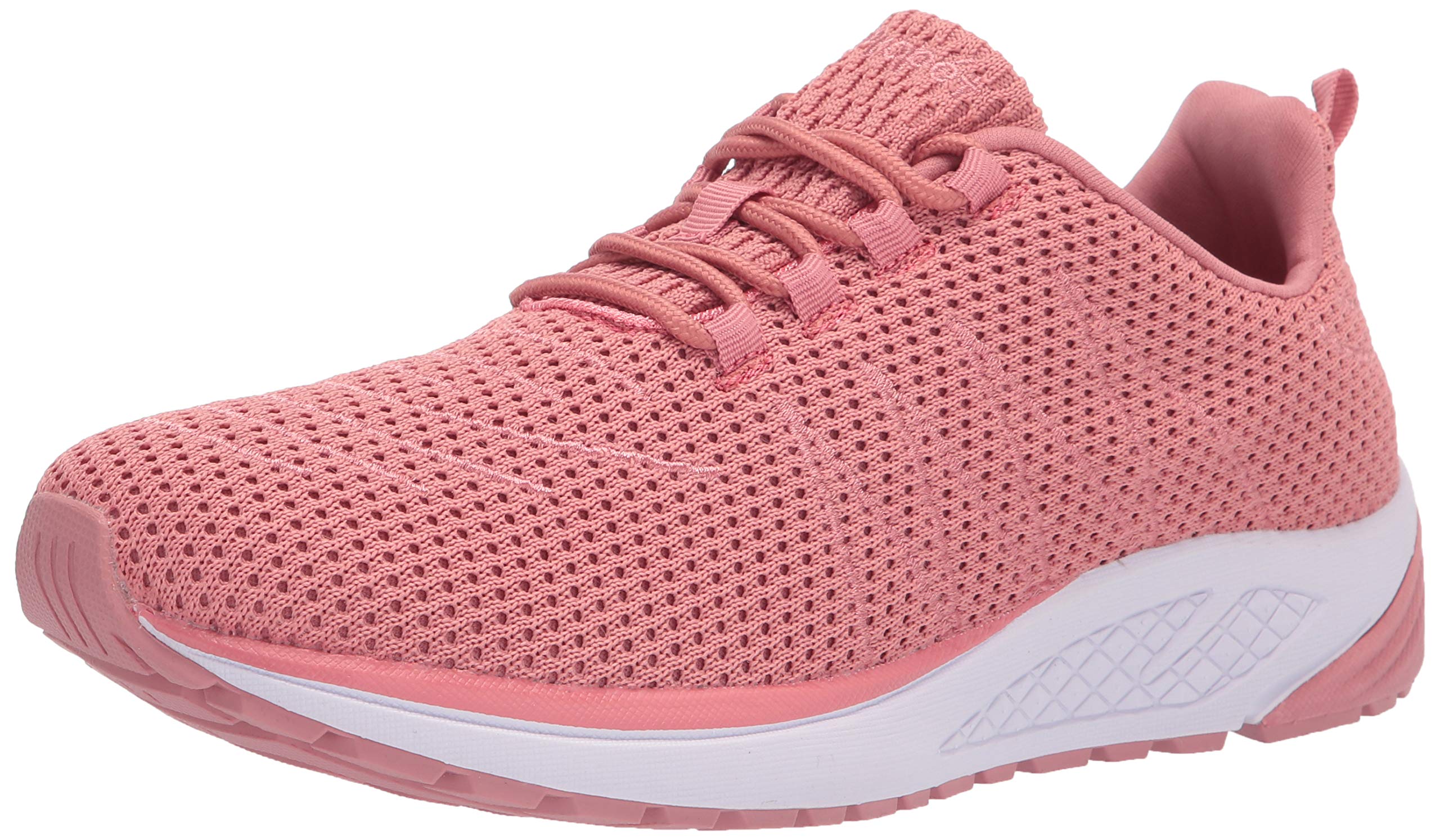Propét Women's Tour Knit Sneaker, Dark Pink, 10 UK