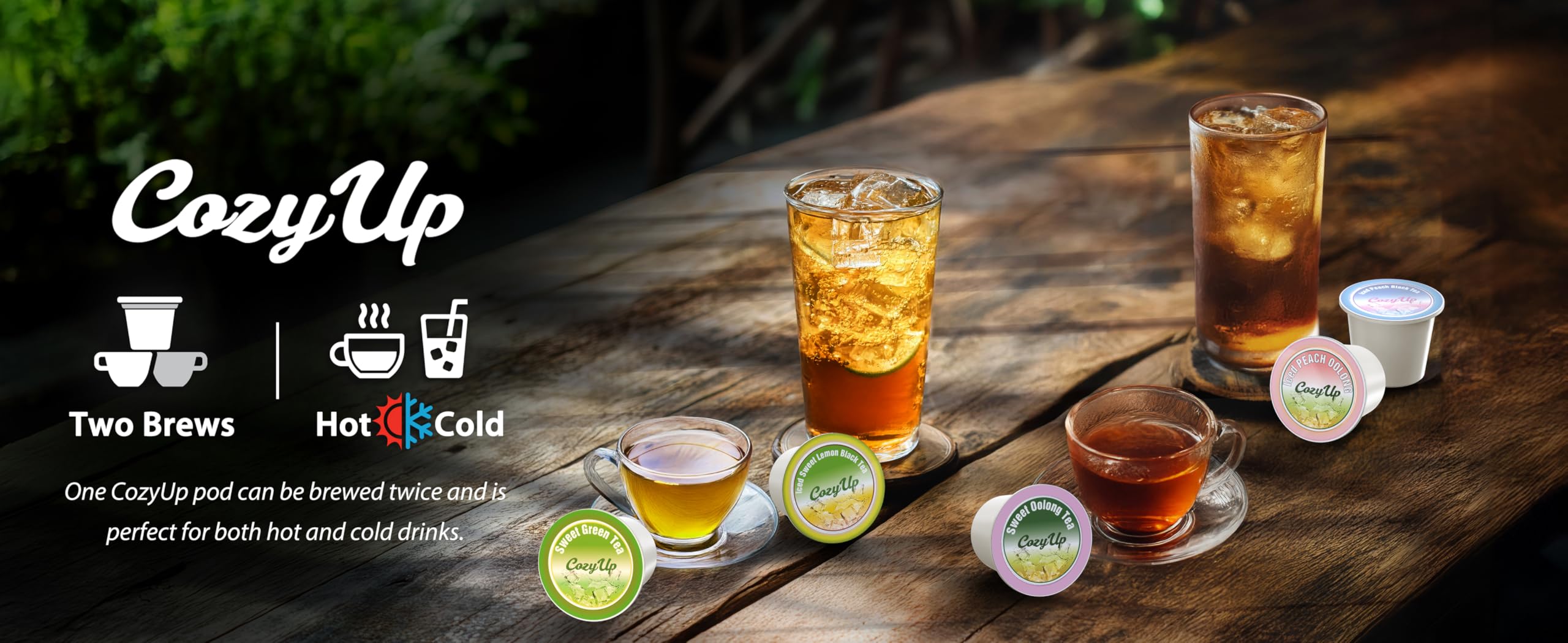 Cozy Up | Tè Oolong | Cialde Compatibili Con Le Macchine Da Caffè Keurig K-Cup | Confezione Da 36 ,