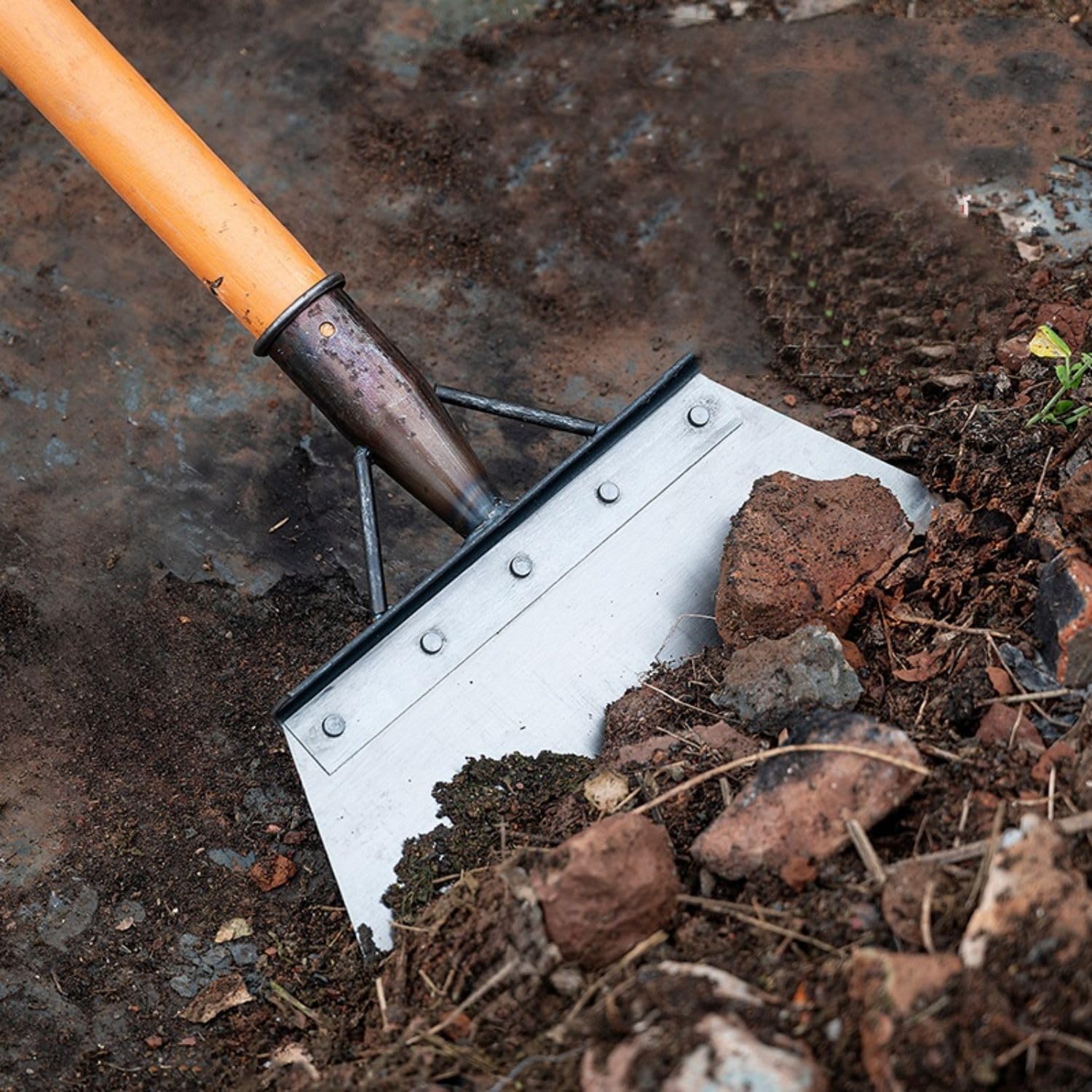 Pala Da Giardino Multifunzionale 23 Cm - Acciaio Inox | Per Pulizia Giardino E Lavori Esterni - Foto 9