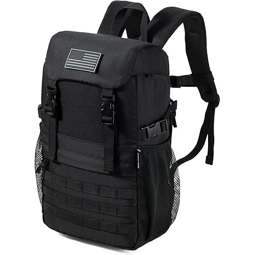 Small Tactical Backpack 10L – Mini Military Molle EDC Daypack, Water Repellent Assault Pack for Hiking, Camping & Outdoor