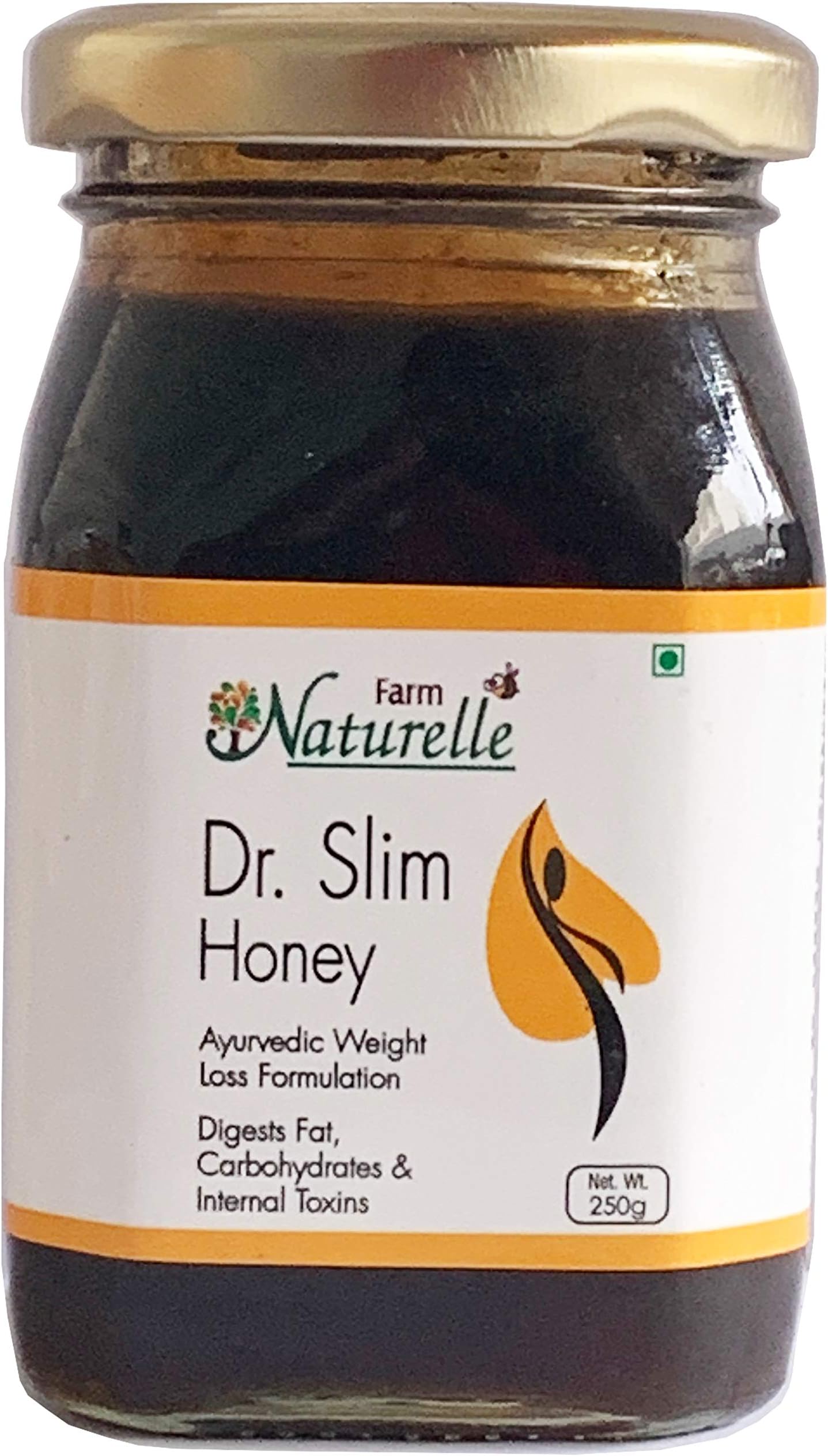 Farm Naturelle – Doctor Slim Honey | Forest Honey with Herbs | 250g | Supports Weight Management