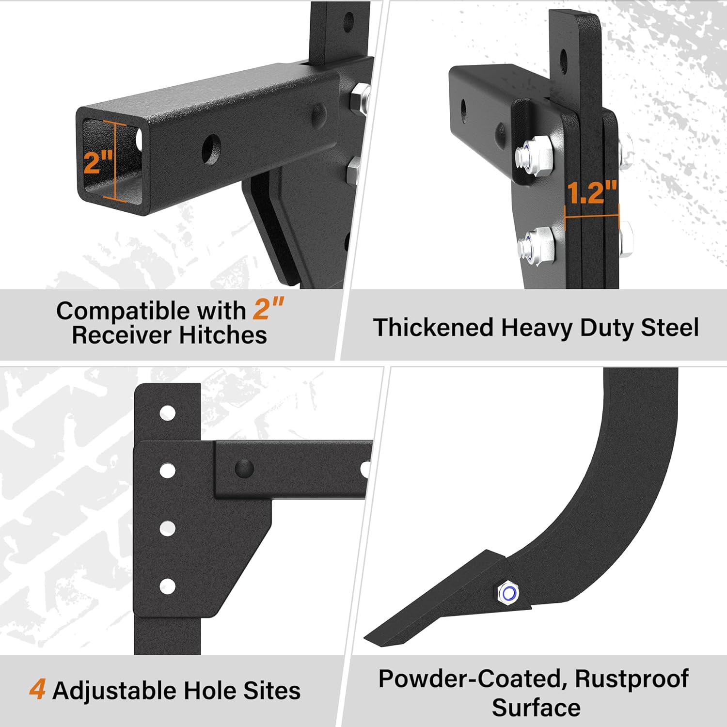 DEEAGLE 3 Point Trencher Ripper Attachment, Subsoiler Hitch Mounted Trencher for Tractor Lawn Mower ATV UTV, Adjustable Trench Digger, 16” Trenching Shank Plow with Replacement Plough Blade