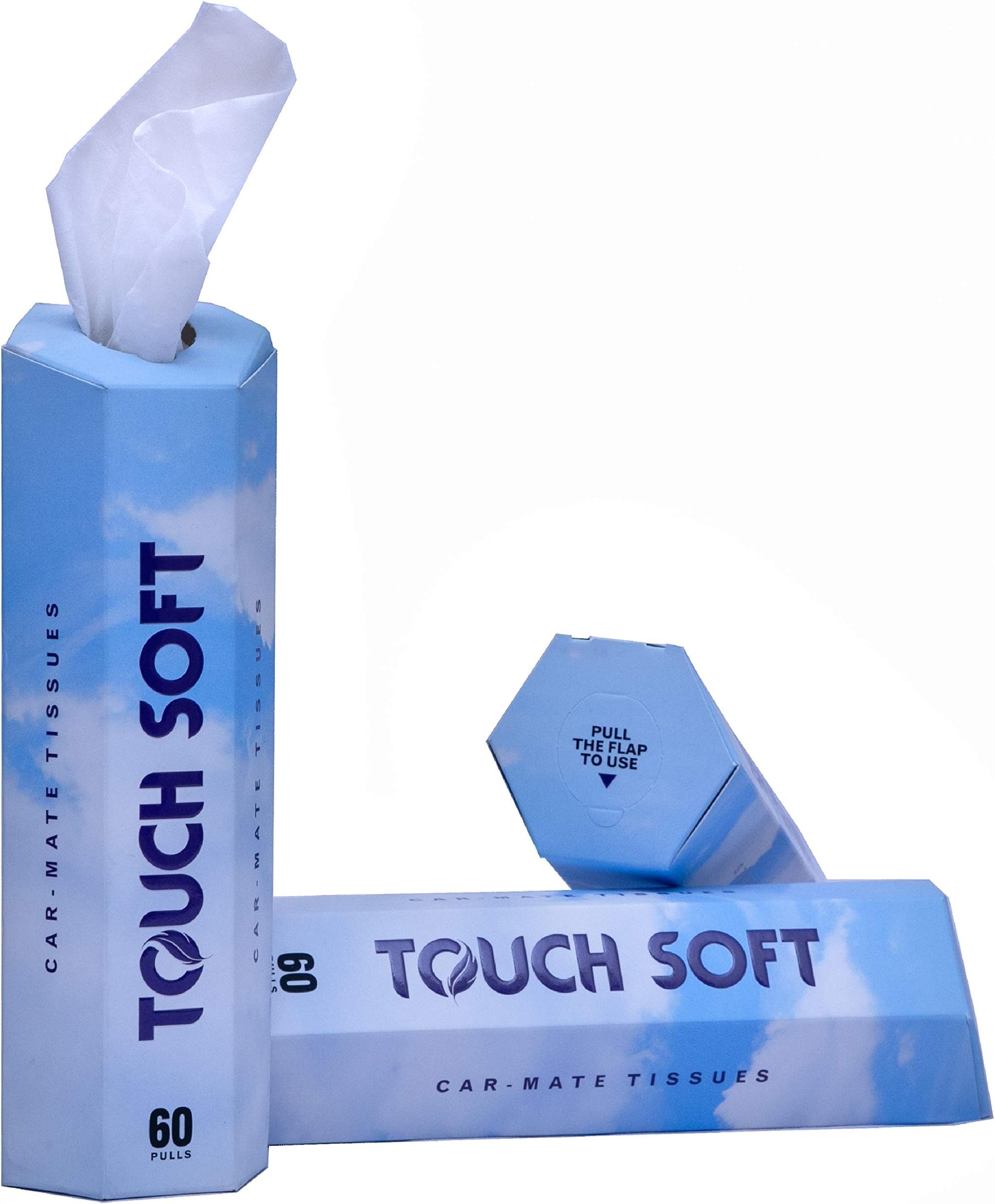TOUCH SOFT Car-Mate Tissues (Pack of 3)