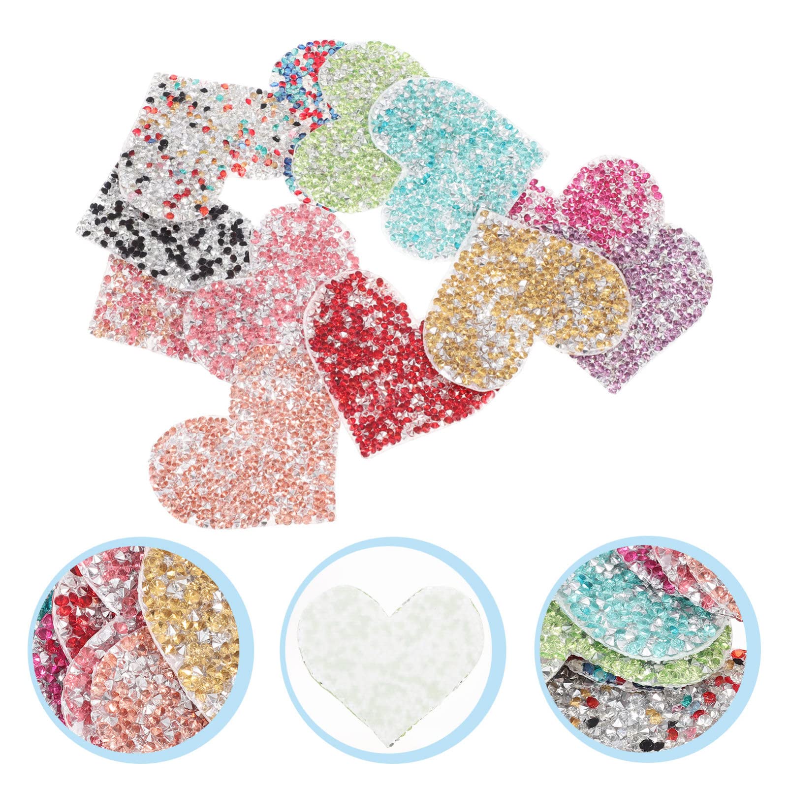 MAGICLULU 36pezzi Toppe Termoadesive Per Abbigliamento Borse e Applique Te Per Riparazioni e Decorazioni Fashion