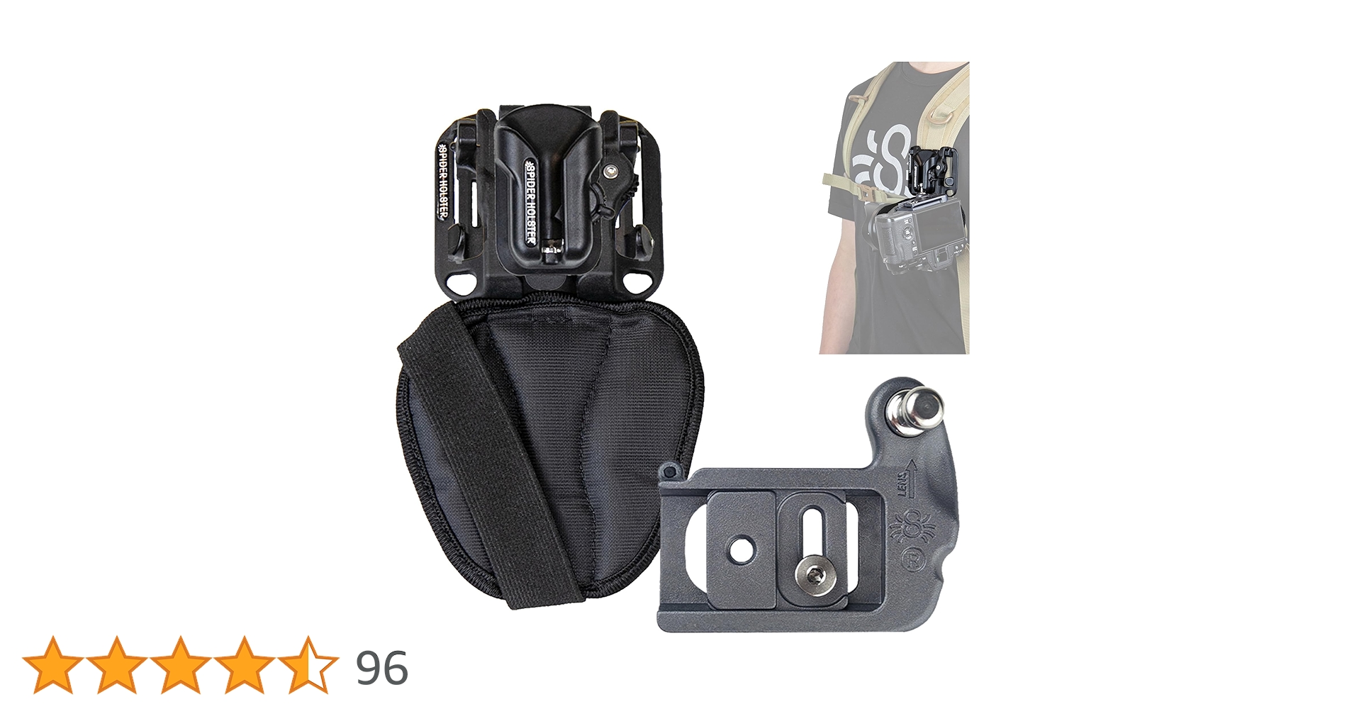 スパイダーホルスター　SPIDER LIGHT BACKPACKER カメラホルスター「SPIDER CAMERA HOLSTER」に小型モデル