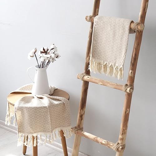 Vista 61 de Bazaar Anatolia Juego de 2 toallas de mano turcas para baño, 39 x 19 pulgadas, algodón, toallas de mano decorativas para cocina, té, yoga, cara