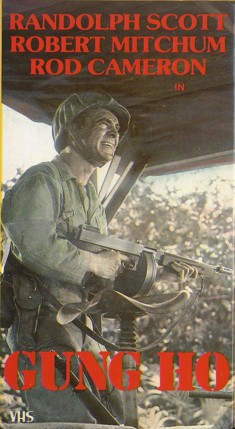 Gung Ho (1943) [VHS] Randolph Scott, Robert Mitchum, Rod