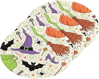 Halloween Pumpkin Witch Hat Broom Kitchen Sponges Cleaning Dish Sponges Non-Scratch Scrubber Sponge for Kitchen Bathroom Cars, pack of 3