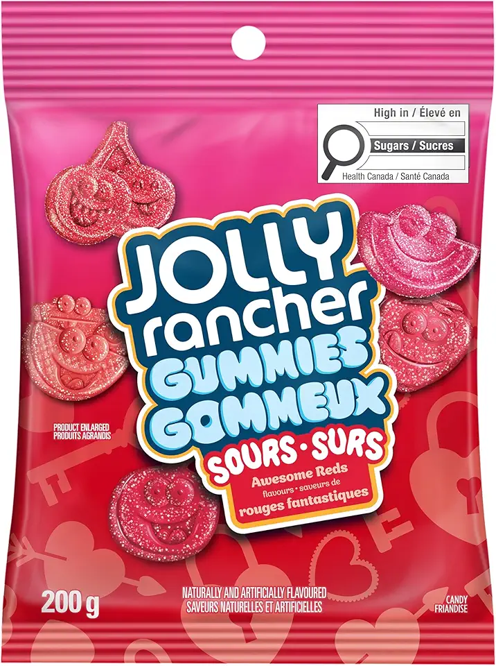 JOLLY RANCHER Sour Awesome Reds Gummies 200g