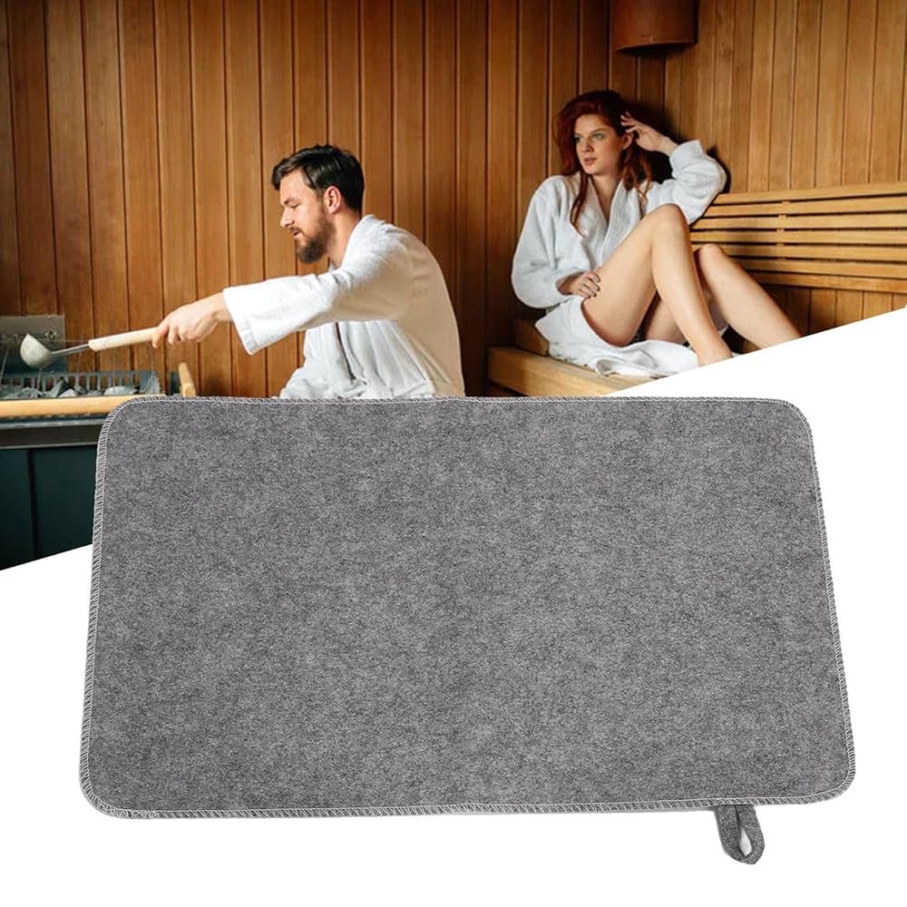 Felt Sauna Cushion, Heat Insulation Mat For Sauna Bath, Water Absorbent Sauna Seat Cushion