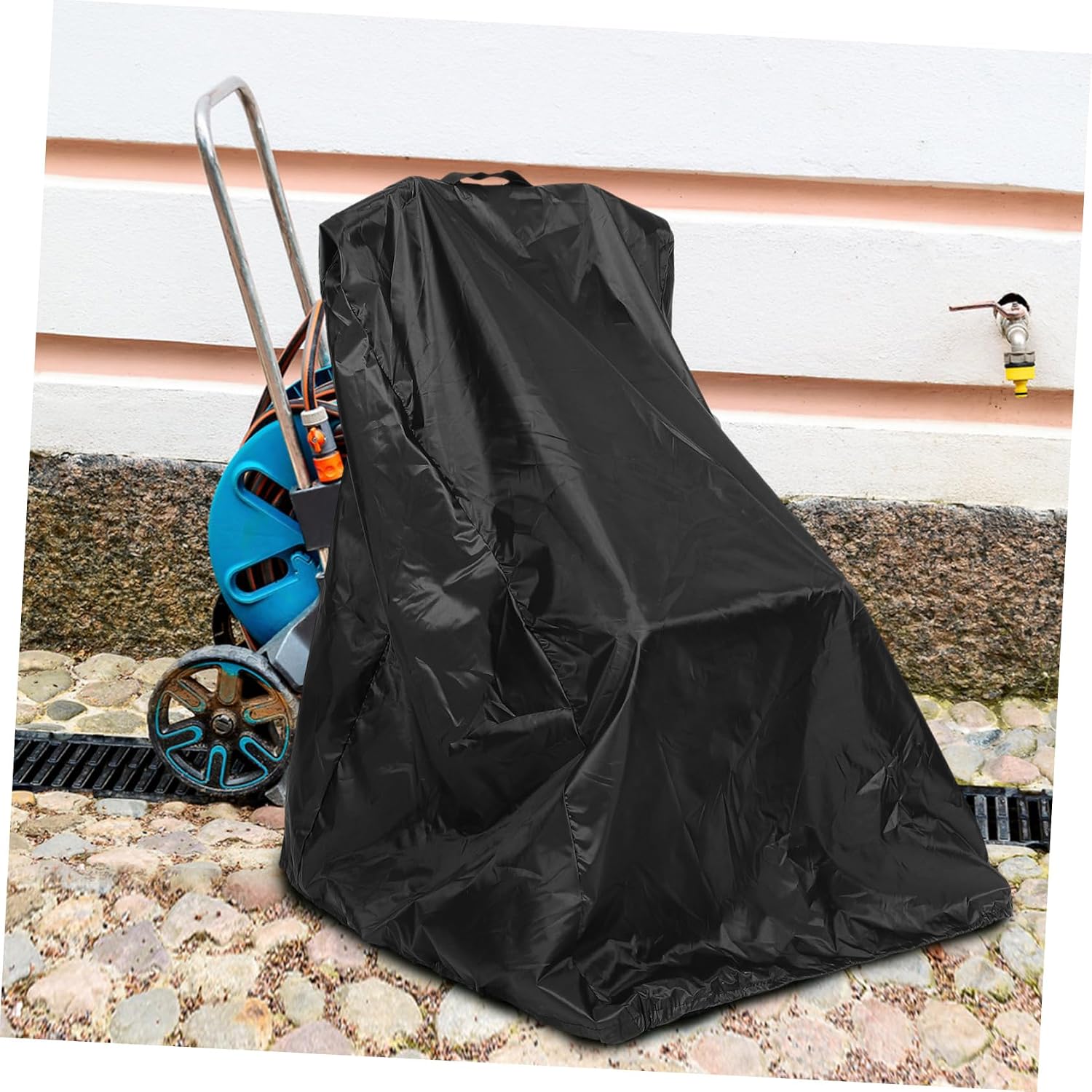 MERRYHAPY Outdoor Hose Reel Cart Cover Rainproof Garden Hose Reel Cart Wear-resistant Easy to Clean