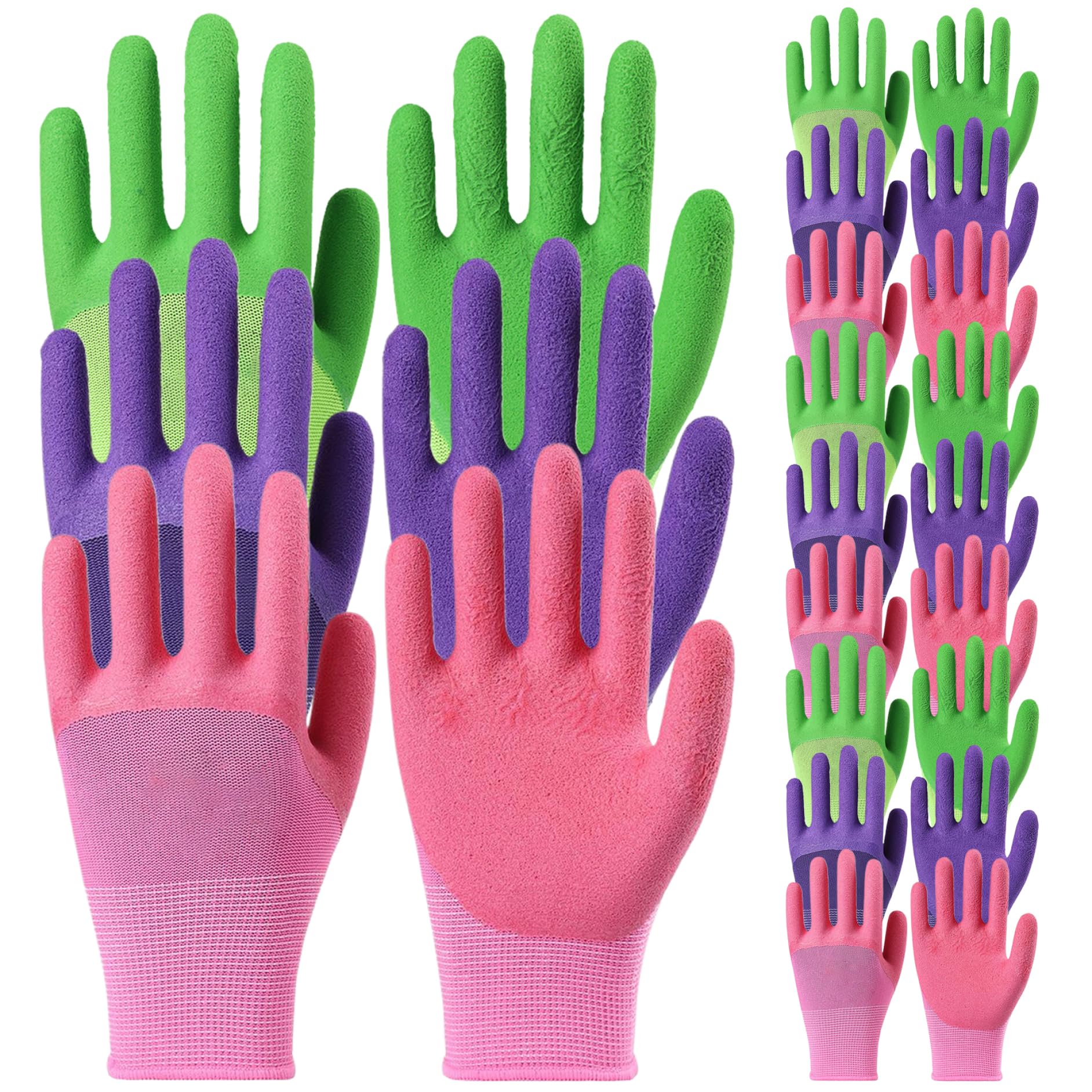 Guantes de jardinería para mujer con muñeca elástica que evita la entrada de tierra