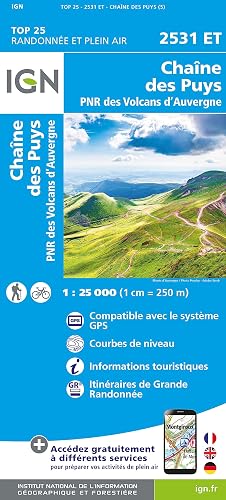 2531ET Chaine des Puys PNR Volcans d'Auvergne Resistante