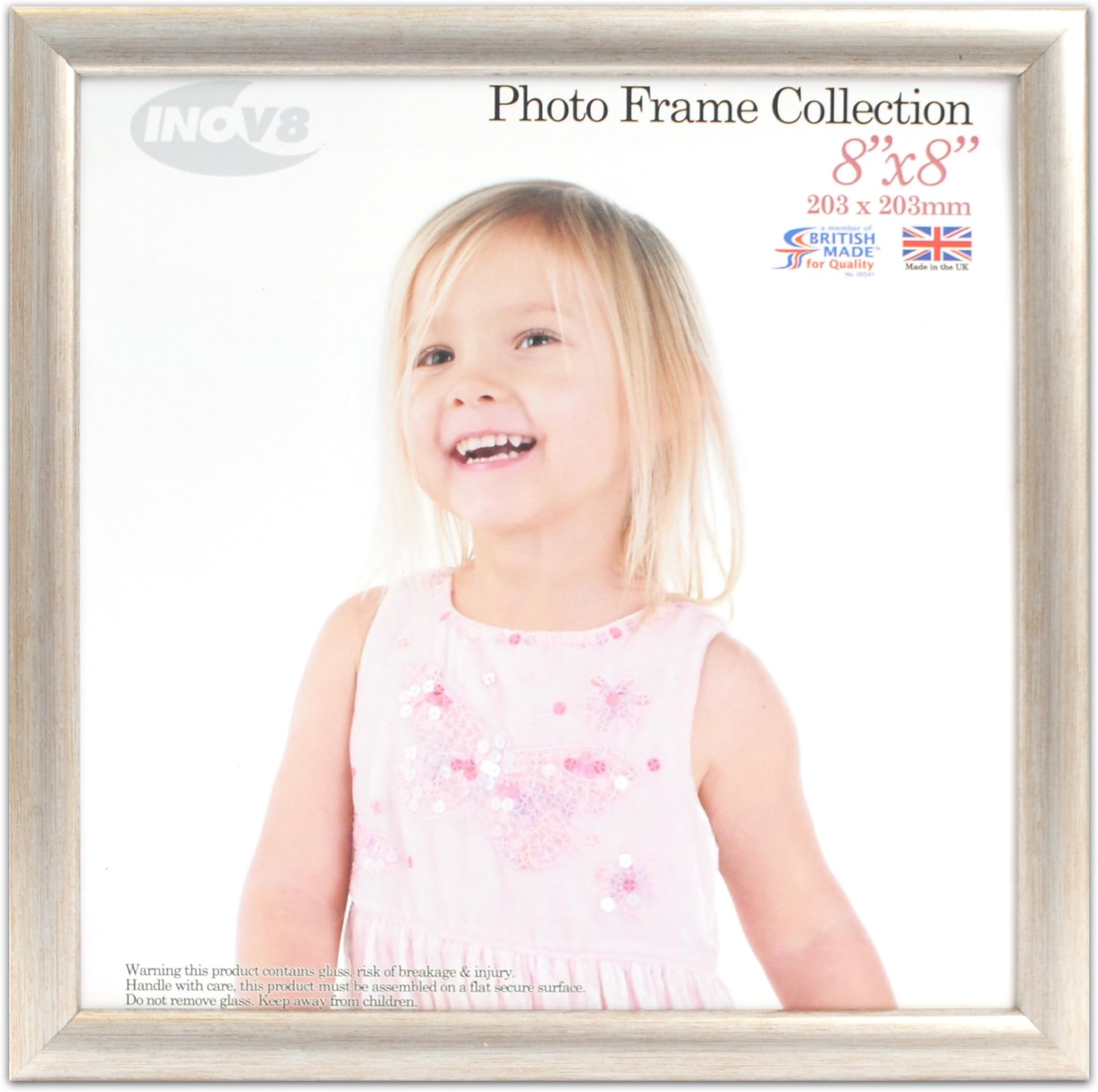 Framing Frames, Silver, 8 x 8 inch