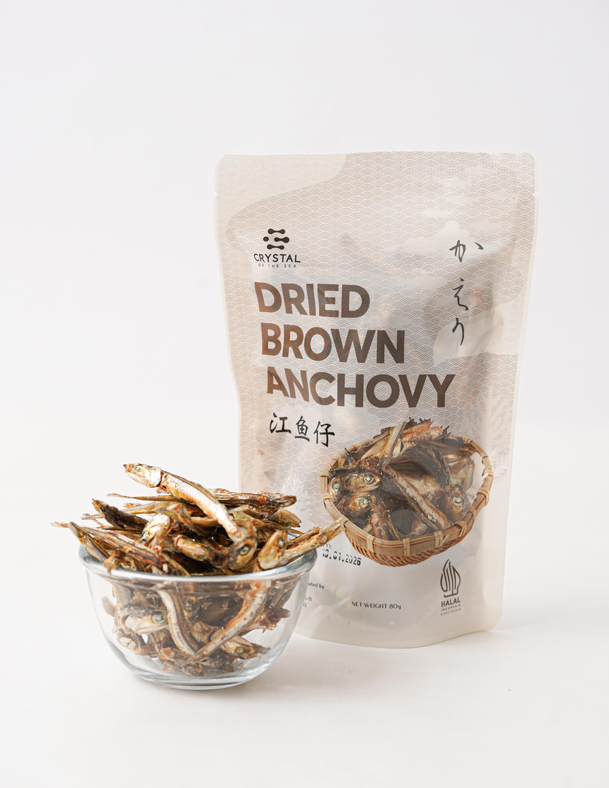 Dried Brown Anchovy 80GR
