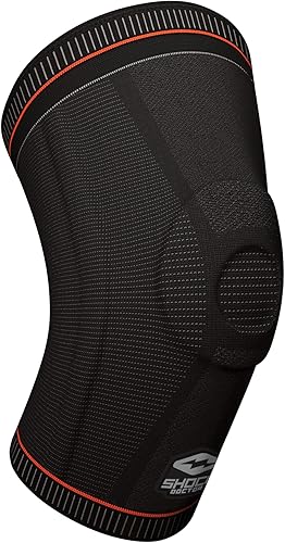 Shock Doctor Rodillera ultra tejida, rodillera para prevenir y curar la inestabilidad de la rótula, lesiones de menisco, esguinces de ligamento