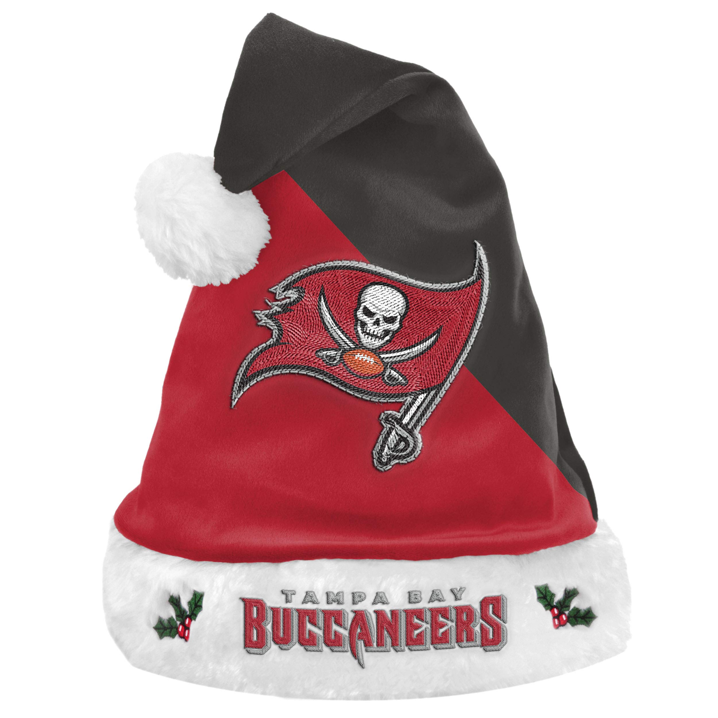 Foco Men's Santahat-Buccaneers-Redblue#30755 Tampa Bay Buccaneers Nfl 2021 Colorblock Santa Hat - Stück