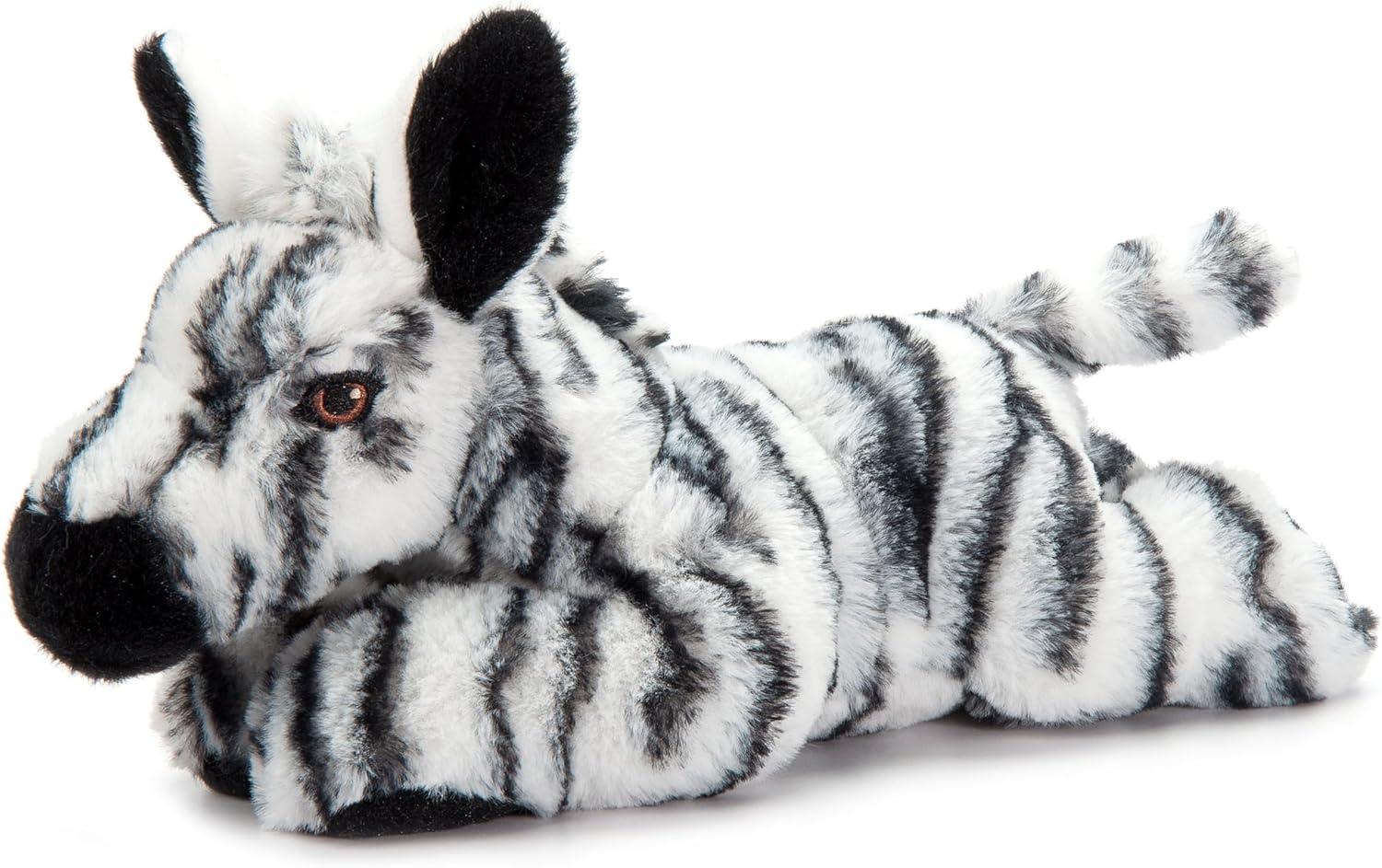 The Petting Zoo Zebra Stuffed Animal Plushie, Gifts for Kids, Earth Keeperz Wildlife Animals, Zoologee Zebra Plush Toy, 10 inches