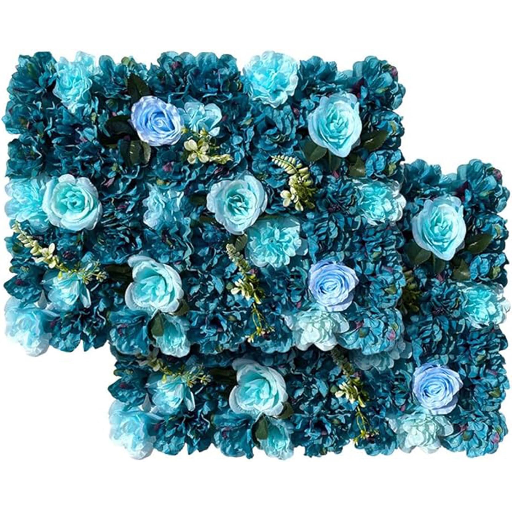 Panneaux muraux de fleurs artificielles 3D de 60x40cm pour décoration de mariage