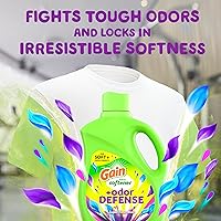 Vista 3 de Gain Defensa contra Olores Suavizante Líquido para Telas, aroma Super Fresh Blast, 140 FL OZ, 190 cargas, 2 en 1 Frescura más Protección contra