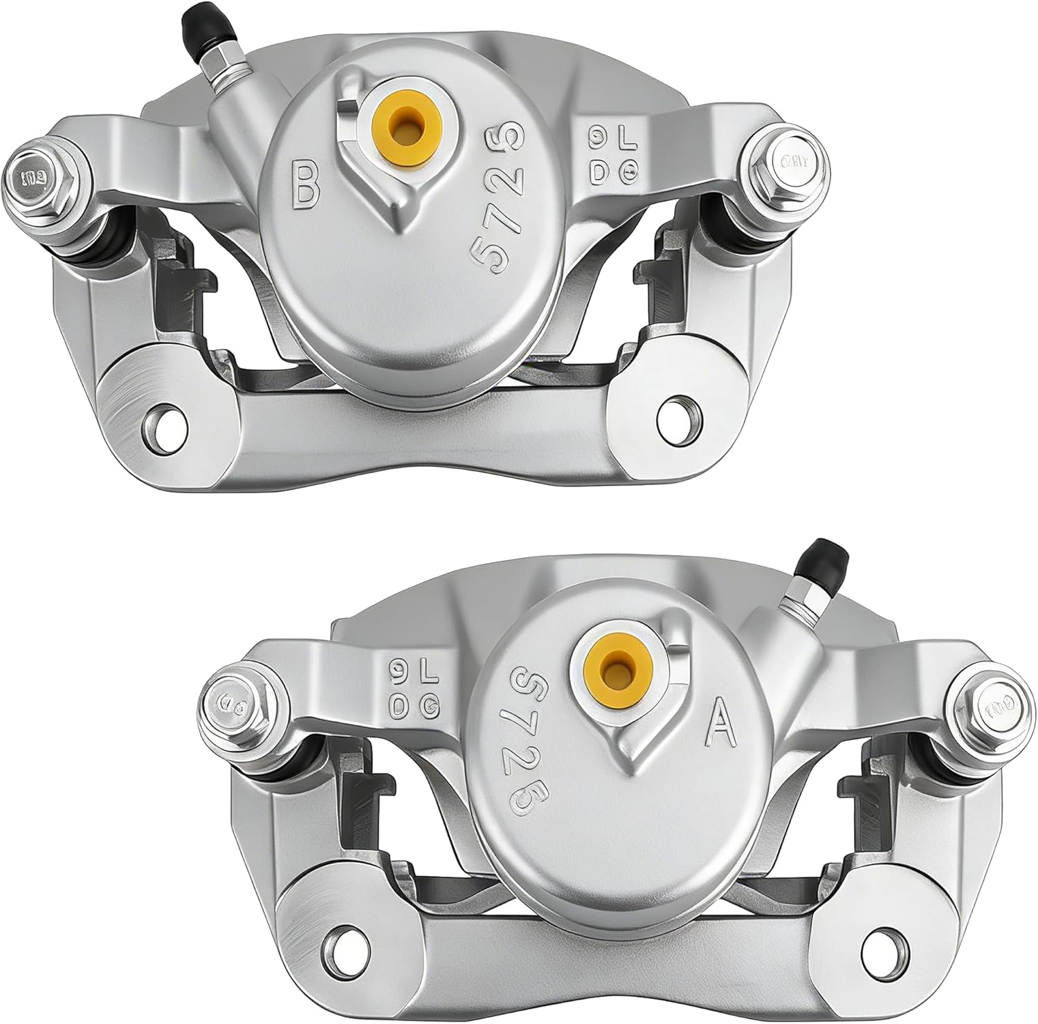 DRIVESTAR 19B2663 19B2662 2PCS Brake Caliper, 2002-2004 for Honda CR-V/ 2003-2011 Element, Front Driver Left Passenger Right Side