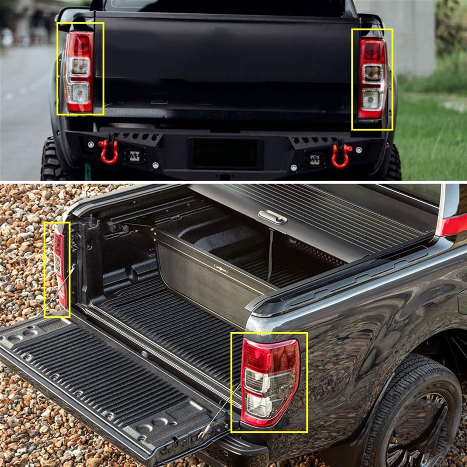 fari posteriori auto Compatibile Con Ford Per RANGER Ute PX XL XLS XLT 2011-2018 2019 2020 Luce Auto Fanale Posteriore Sinistro Destro Luce Stop Lampada Segnalazione Posteriore Lampada Freno(Right)