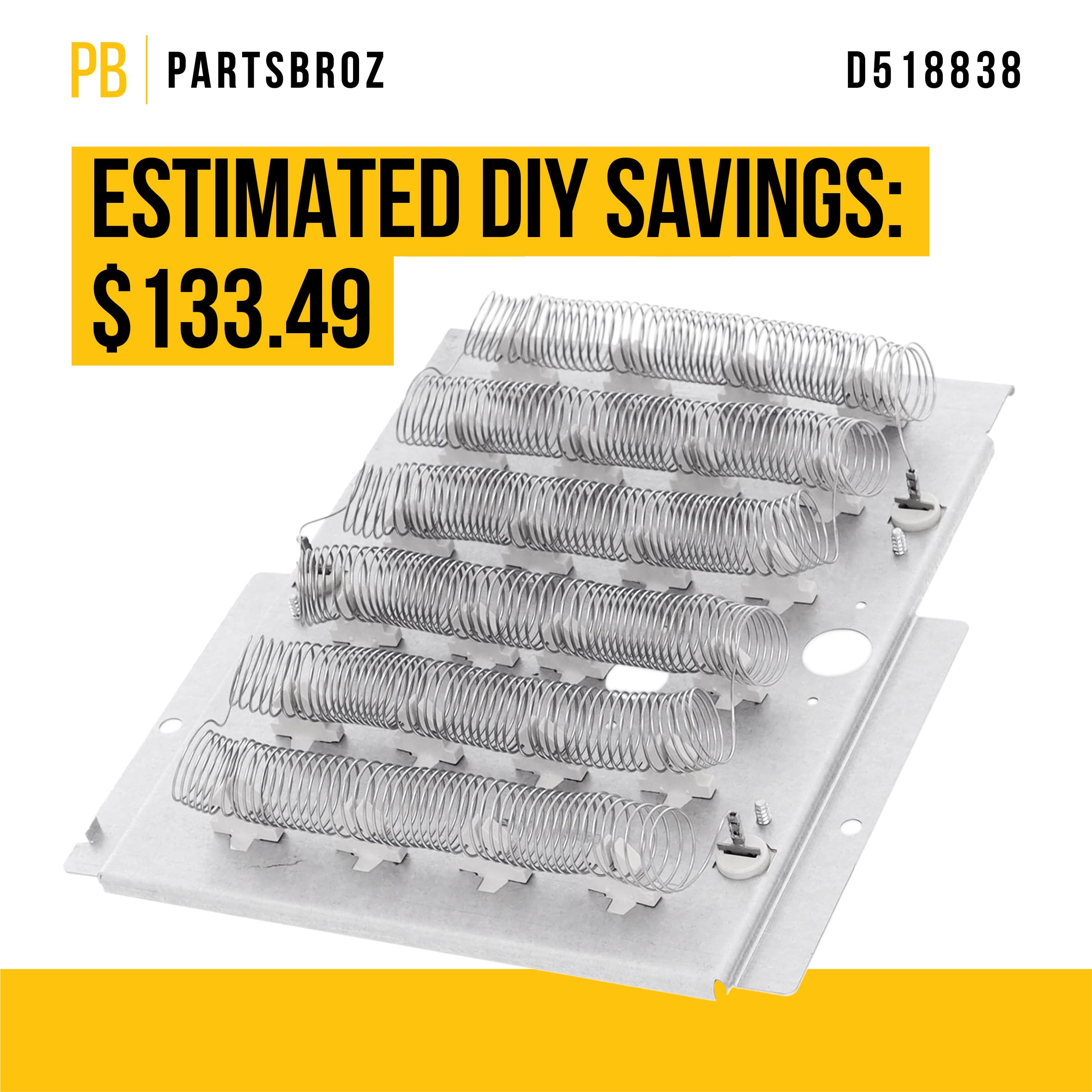 Amazon.com: PartsBroz D518838P D518838 Heater Assembly