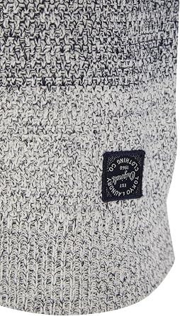 Tokyo Laundry Men's Dusen Graduated Colour Block Cotton Rich Knitted Jumper