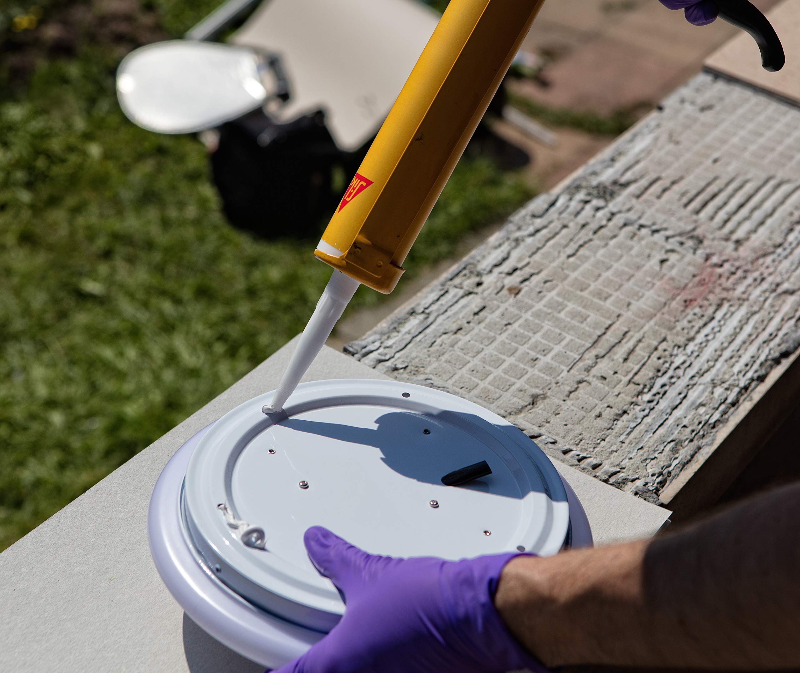 Sika flex-141 PVC szary beton, miękki klej uszczelniający, klej plastikowy na porowatych i nieporowatych podłożach, mocowanie do PCW, wewnątrz i na zewnątrz, 290 ml