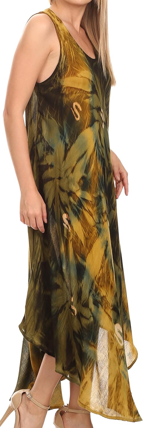 Sakkas Starlight Caftan Tank Dress/Cover Up - Image 3