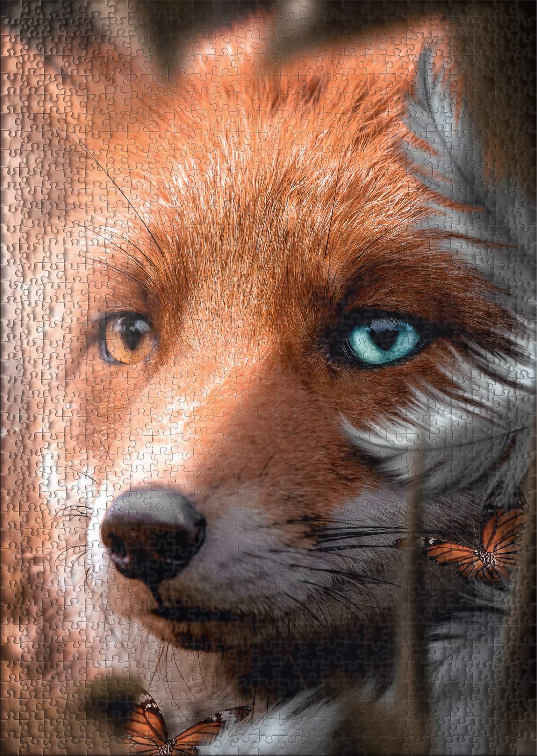 Puzzle 1000 Pezzi Ulmer Puzzleschmiede 'Re Delle Alpi' (Alpenkönig) – Stampa Di Qualità Made In Germany, Dimensioni 68x48 Cm