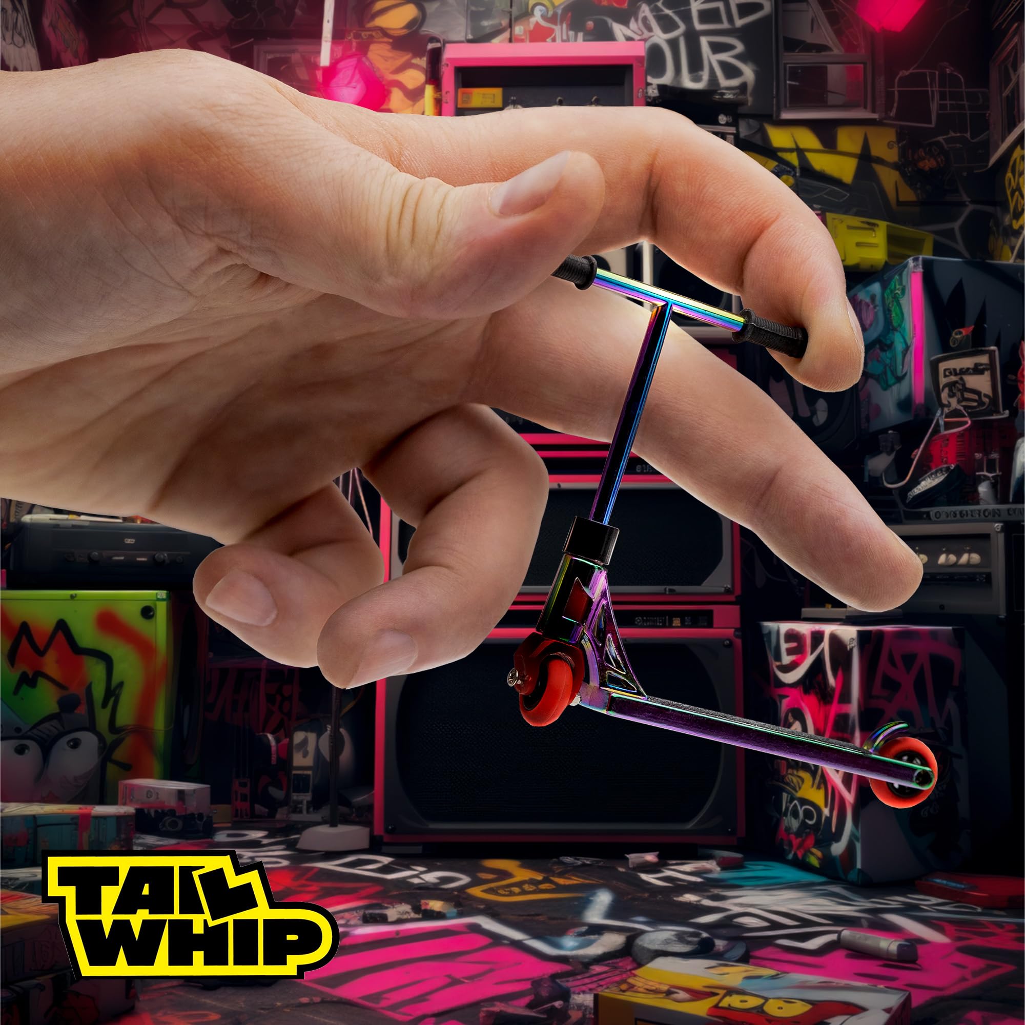 TAIL WHIP Finger Scooter Metallo Acrobazie Mini Monopattino Giocattolo