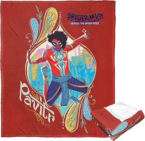 Miniatura 2 de Northwest Spider-Man - Manta de seda táctil, 50 x 60 pulgadas, color pavtir