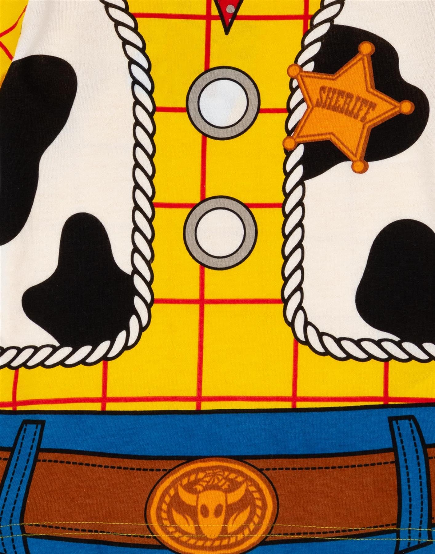 Disney Toy Story Woody Boys Set Pigiama | Pigiama per Bambini Woody Cowboy | T-Shirt e Pantaloncini di Design dello Sceriffo Woody | Merce Ufficiale di Toy Story | Regalo Perfetto