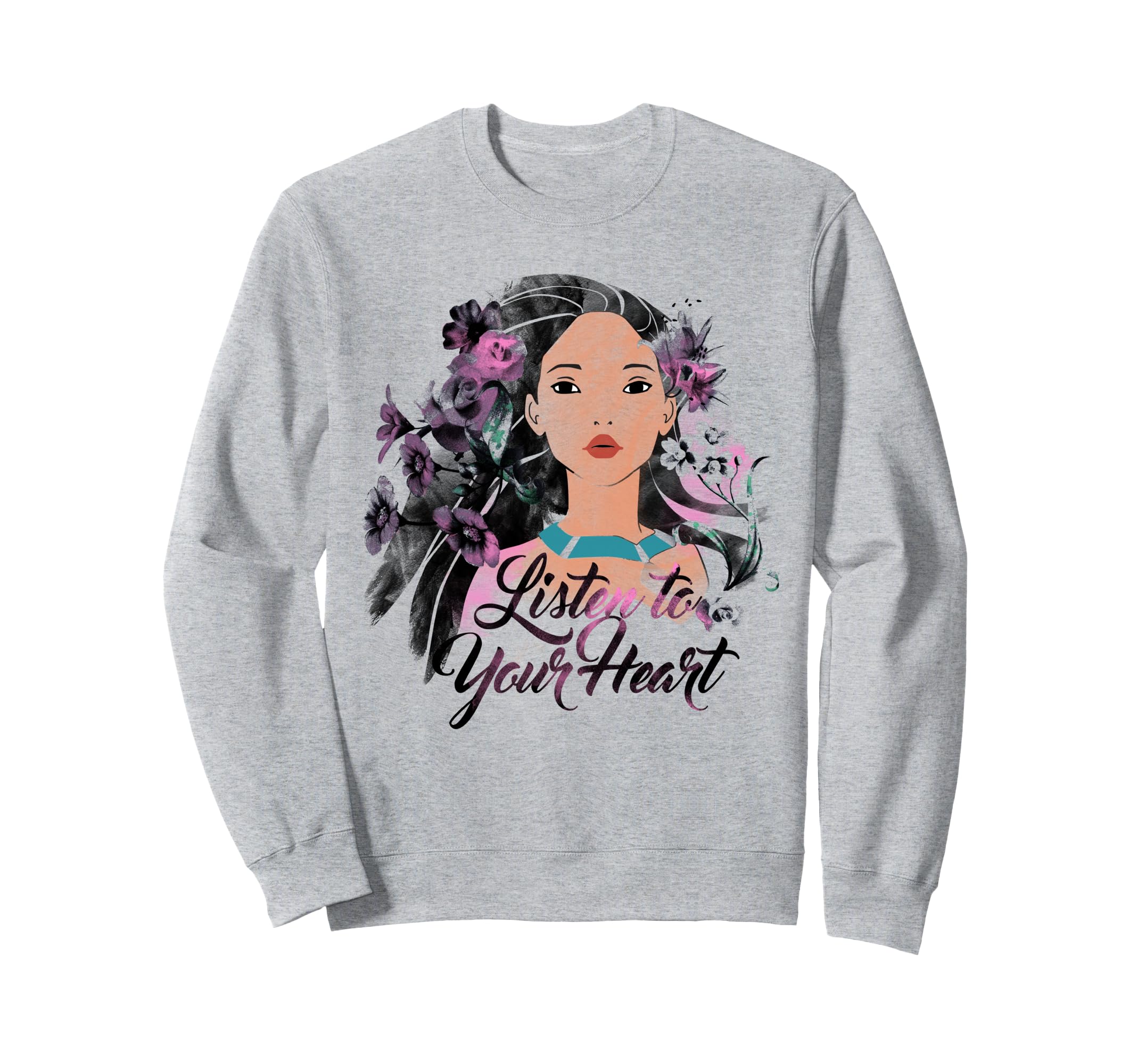 Disney Pocahontas Listen To Your Heart Sweatshirt