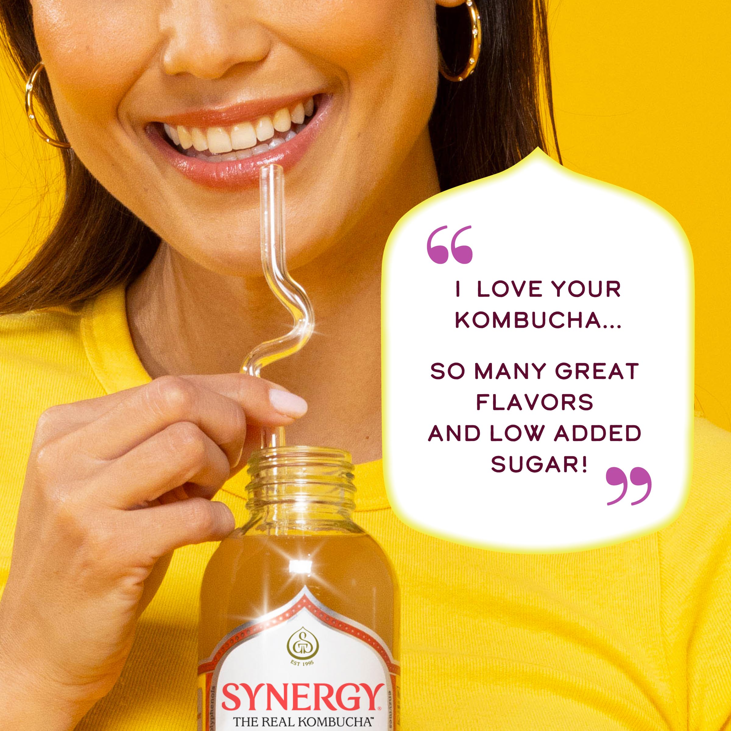 SYNERGY The Real Kombucha - Guava Goddess - 16 fl oz Bottle - Raw