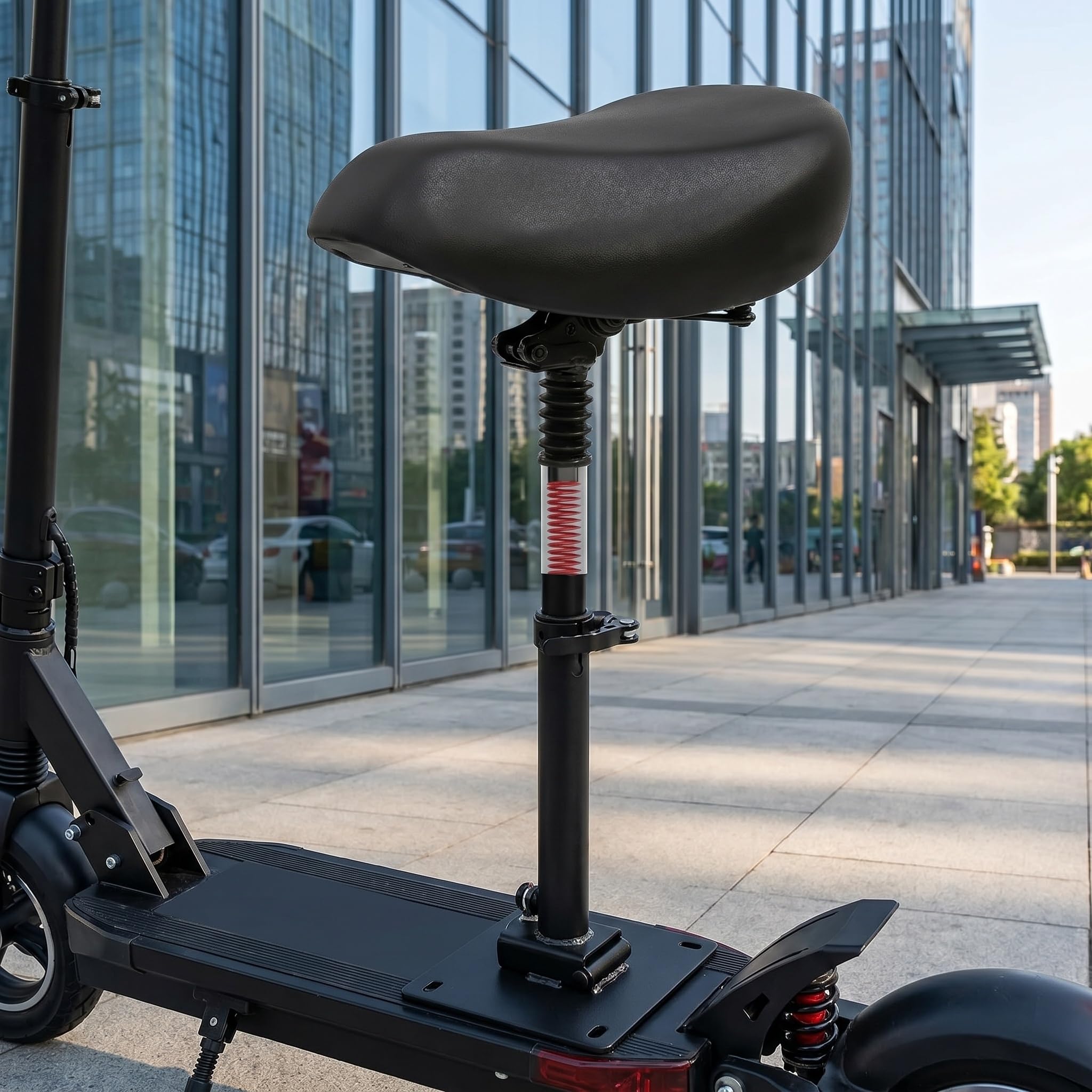 Generico Sedile Regolabile per Monopattino Elettrico con ammortizzatori, Ricambio per Segway Ninebot ZT3Pro - Esperienza di Guida Comoda e Resistente.