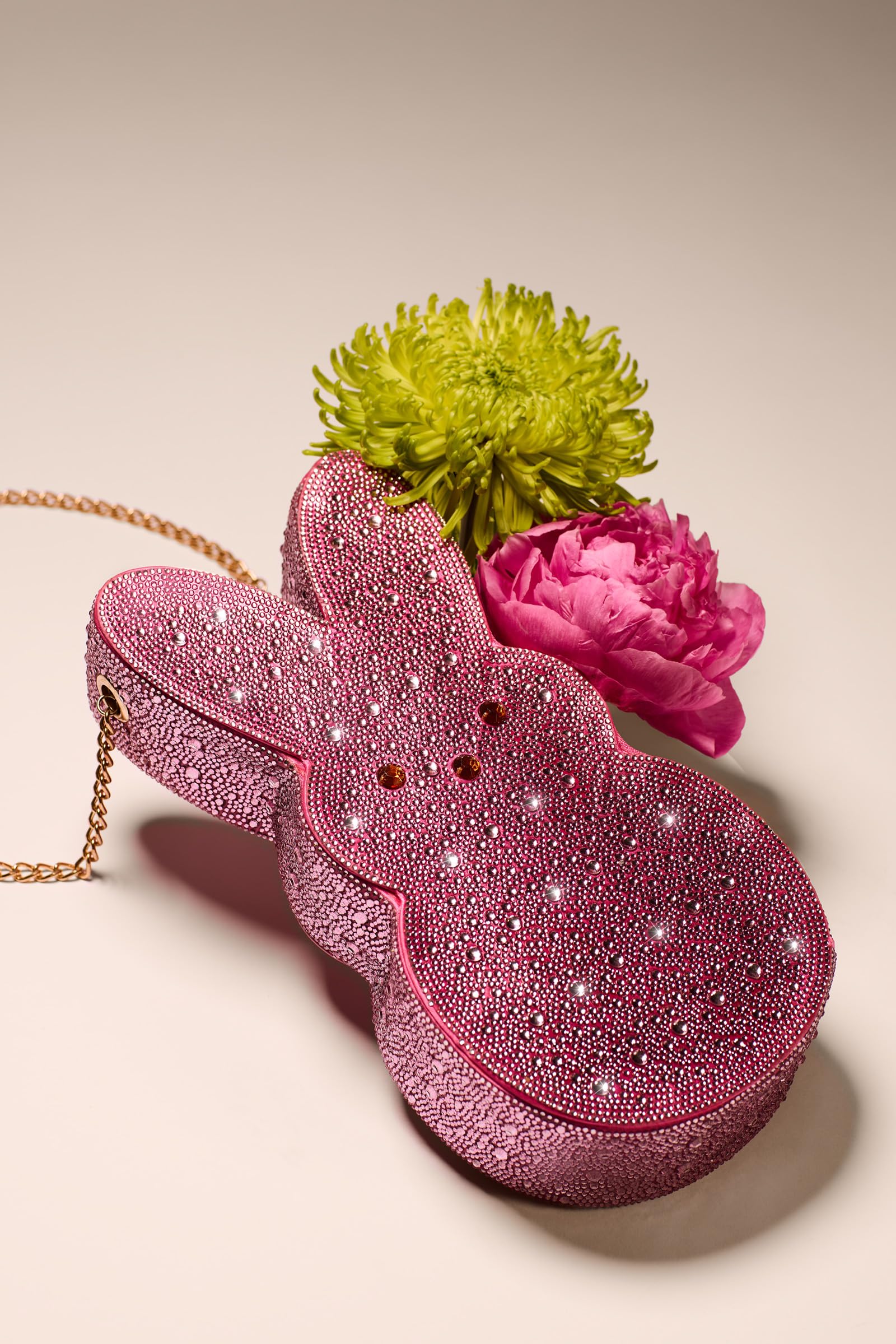 Betsey Johnson Peeps X Rhinestone Bunny Crossbody