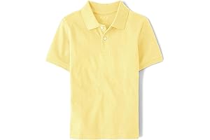 Boys Uniform Short Sleeve Yellow Polo for a Comfortable and Stylish Summer