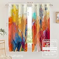 Vista 418 de Cenefas de cocina modernas con patrón de cobre marrón dorado para ventanas, cenefas opacas abstractas de marcas de arañazos y cortinas opacas