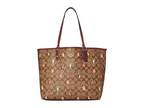 coach animal print reversible tote