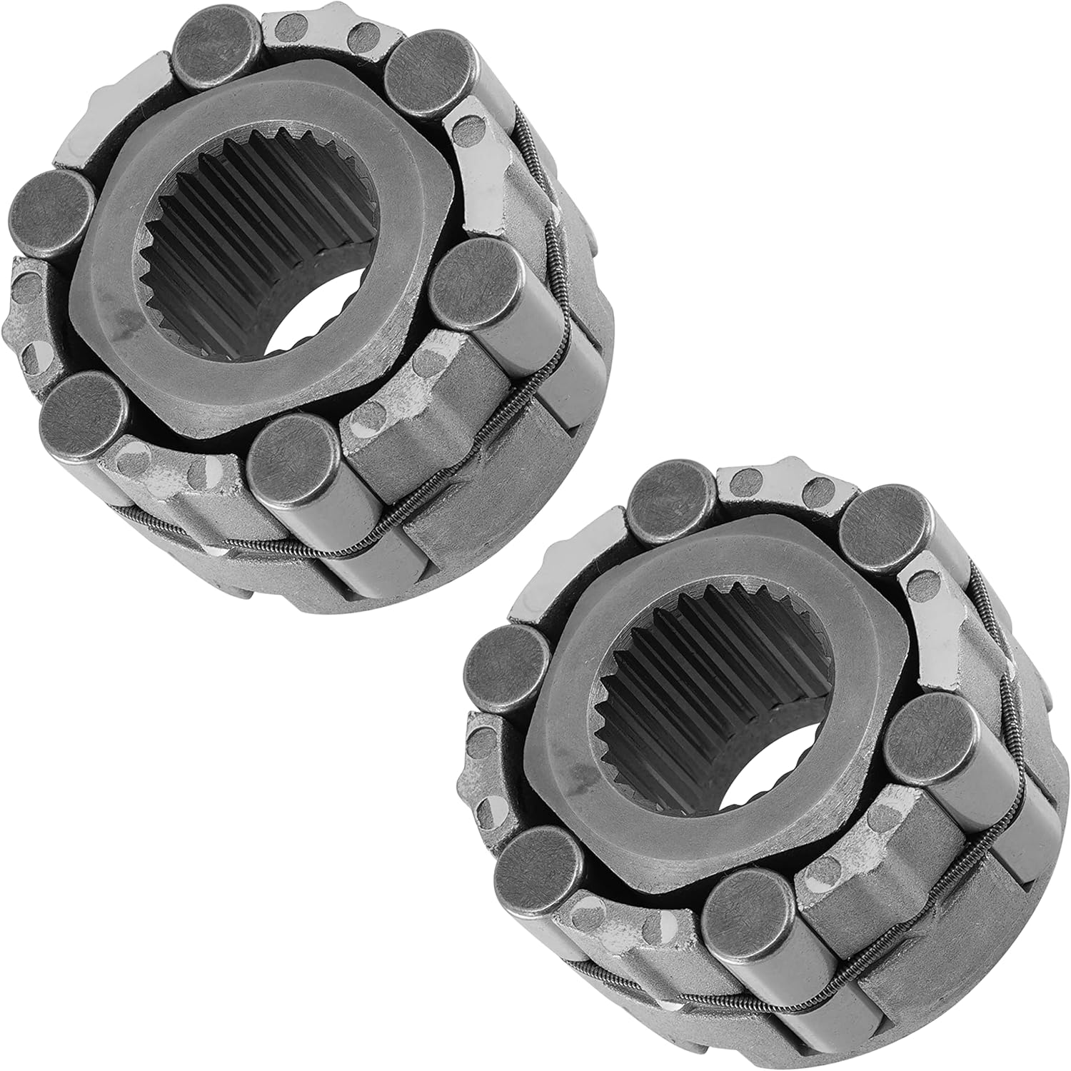 Caltric 2x Front Wheel Hub Clutch compatible with Polaris Xplorer 250 4X4 2000-2002/300 4X4 1996-1999 / Big Boss 400L 6X6 1995-1997/500 6X6 1998-1999