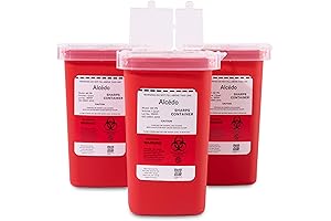 Compact Medical Waste Disposal: Alcedo 3 Sharps Containers