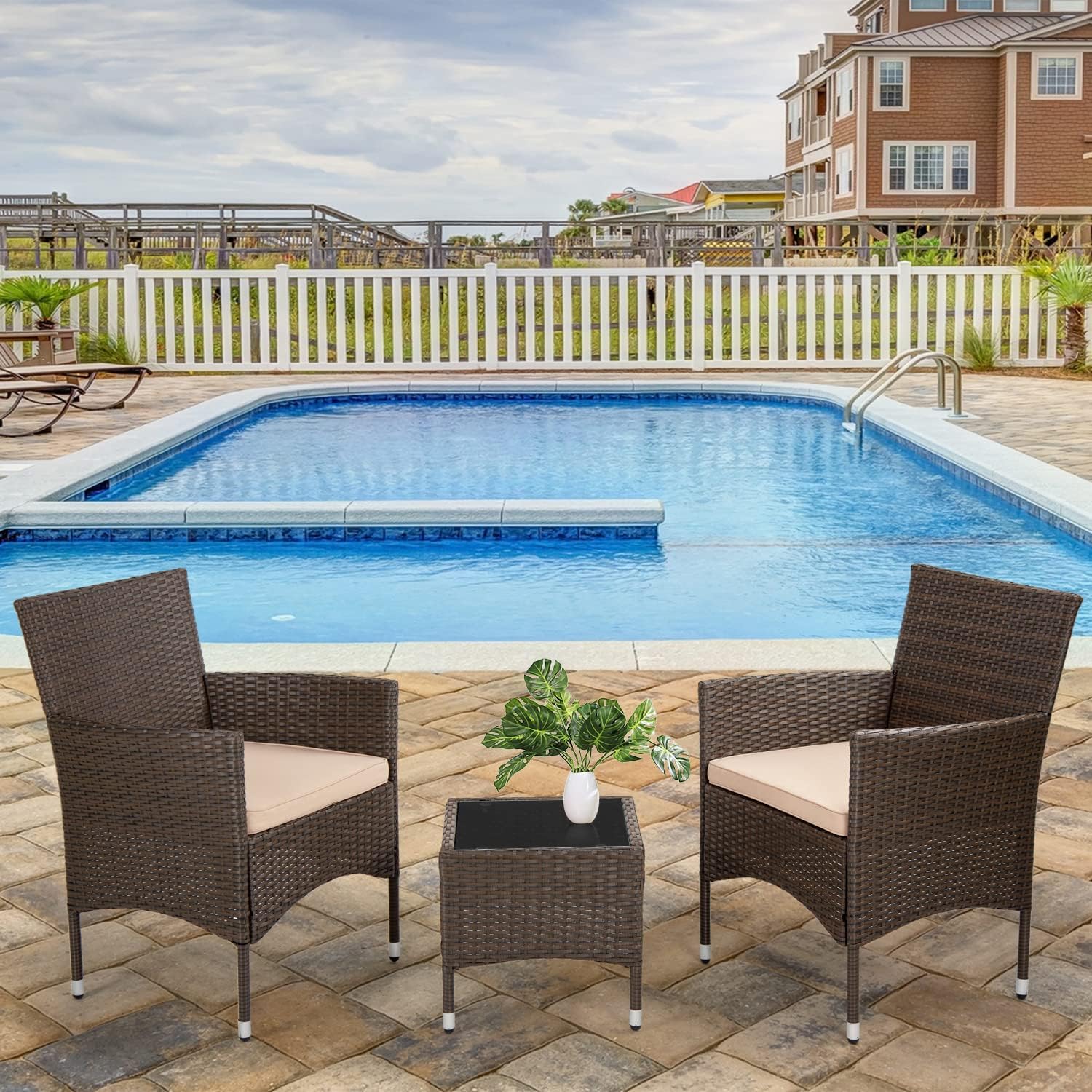 Detail showing removable glass top and suction cup design for the coffee table