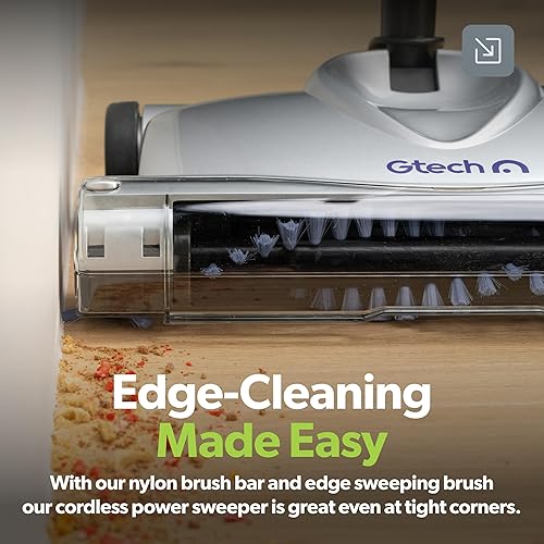 Miniatura 5 de Gtech SW02 - Barredora inalámbrica de litio para alfombras y pisos de madera dura, aspiradora ajustable inalámbrica, hasta 60 minutos de tiempo de